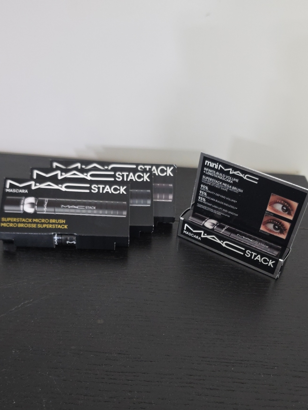 New MAC Stack Black Stack Mascara Bundle